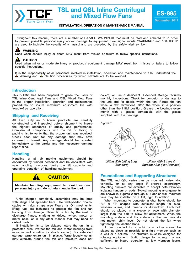 TCF TSL Instruction manual