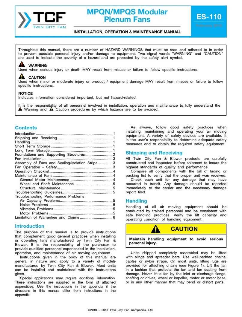 TCF MPQN Instruction manual