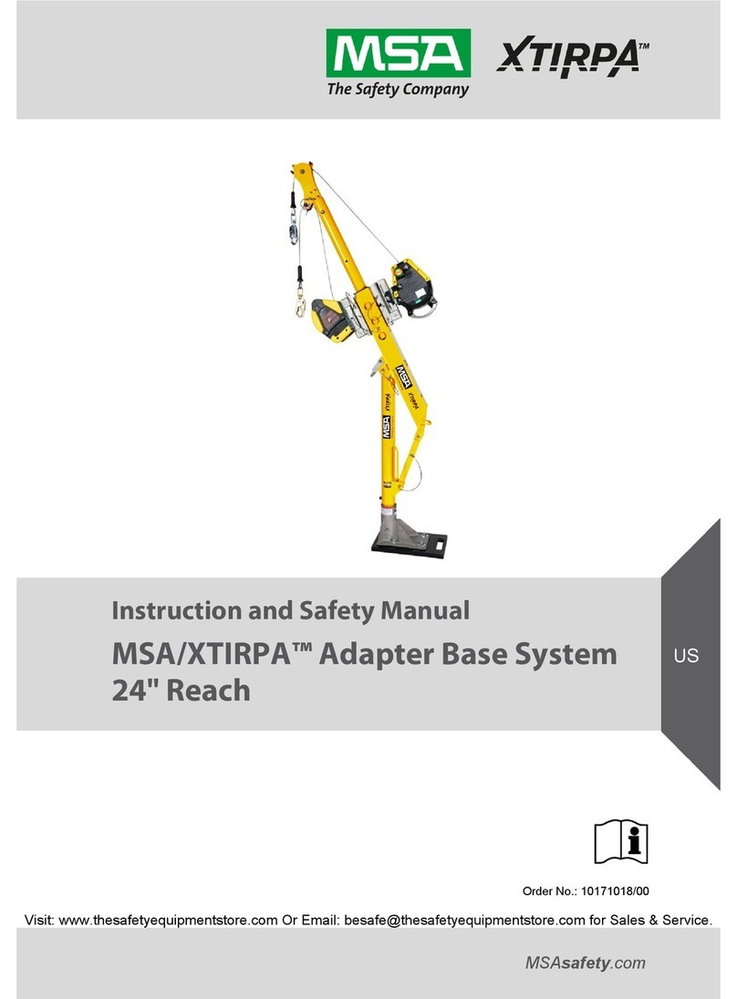 MSA XTIRPA Instruction and safety manual MSA XTIRPA Instruction and safety manual