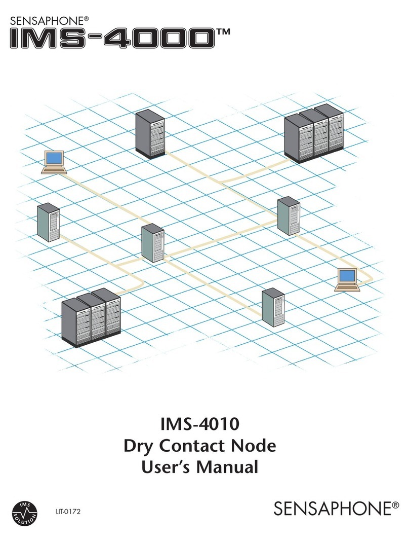 Sensaphone IMS-4010 User manual