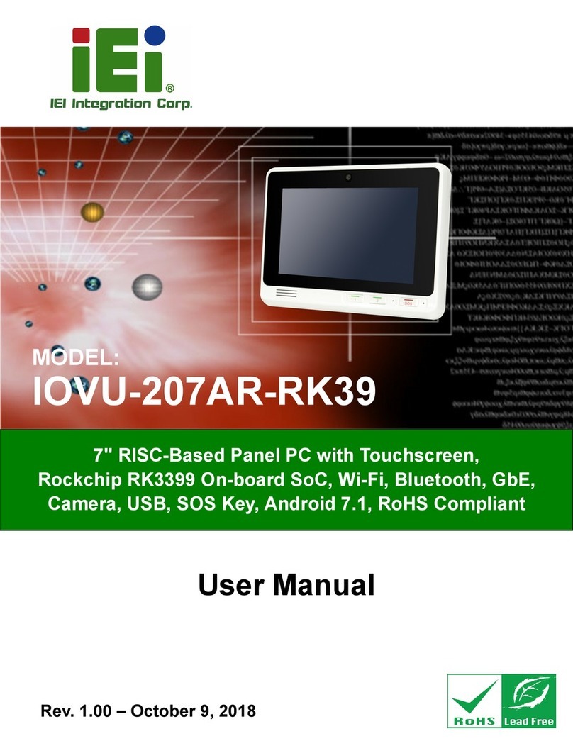 IEI Technology IOVU-207AR-RK39 User manual