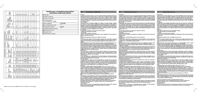 SKYLOTEC X-TREM DYNAMIK 11.0 Instructions for use