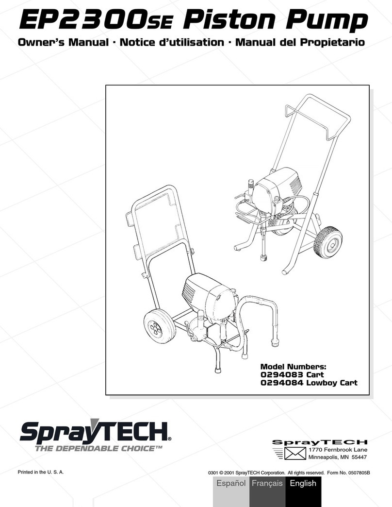SprayTECH EP2300SE 0294083 User manual