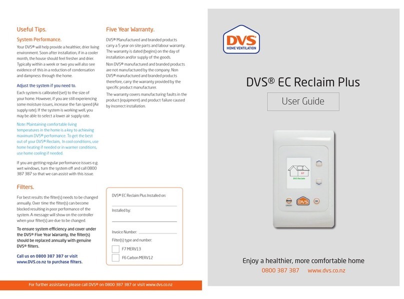 DVS EC Reclaim Plus User manual