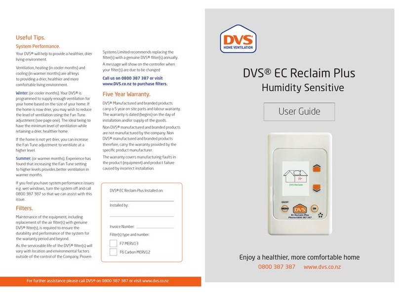 DVS EC Reclaim Plus User manual