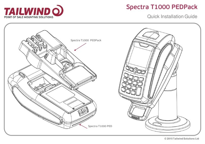Tailwind Spectra T1000 PEDPack Quick installation guide