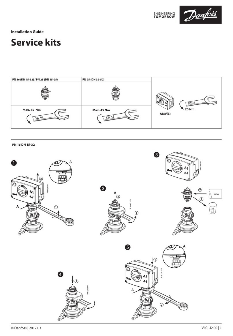 Danfoss PN 16 installation guide