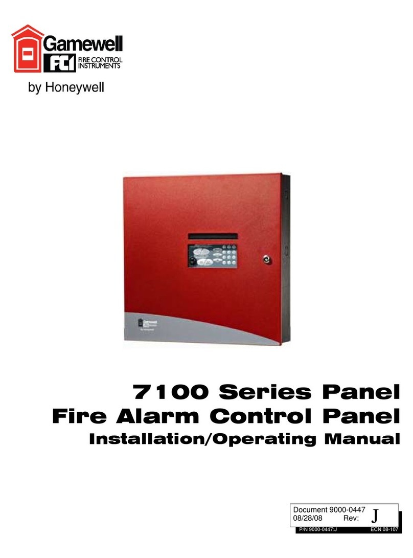 Gamewell 7100 series Installation & operation manual