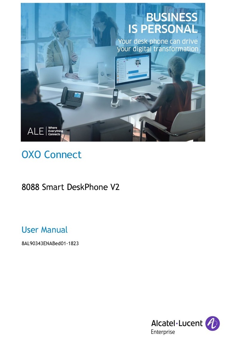Alcatel-Lucent 8088 Smart DeskPhone V2 User manual Alcatel-Lucent 8088 Smart DeskPhone V2 User manual
