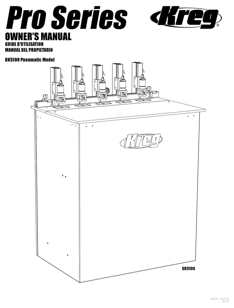 Kreg Pro DK5100 User manual