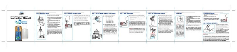 Aqua Research h2go purifier GLOBAL instruction manual