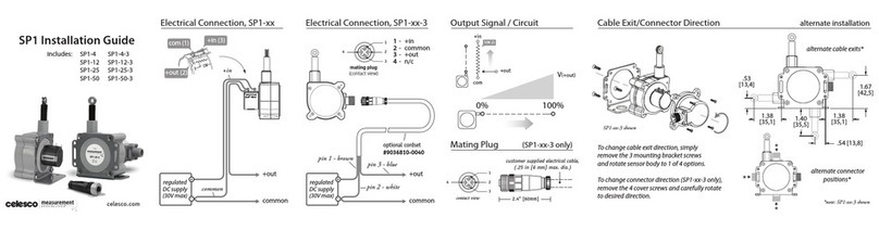 celesco SP1 User manual