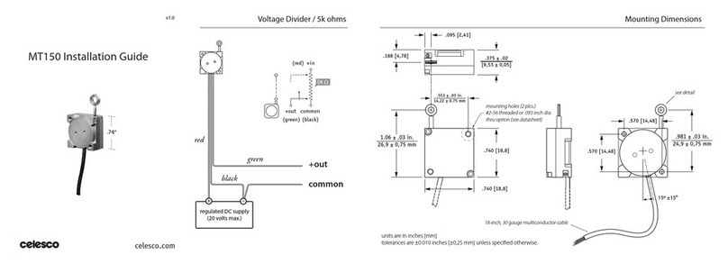celesco MT150 installation guide
