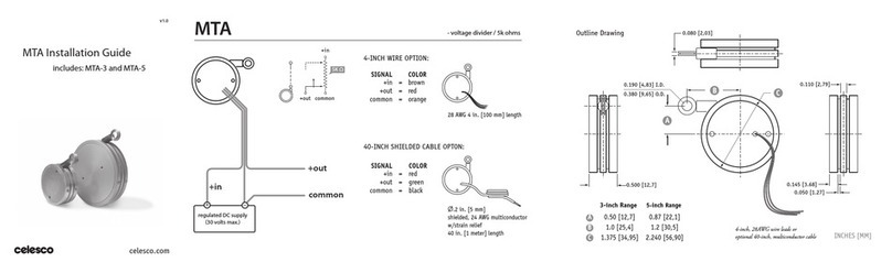 celesco MTA-3 installation guide