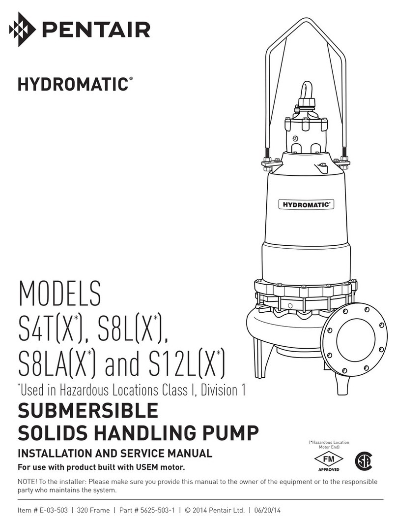 Pentair HYDROMATIC S4T Manual