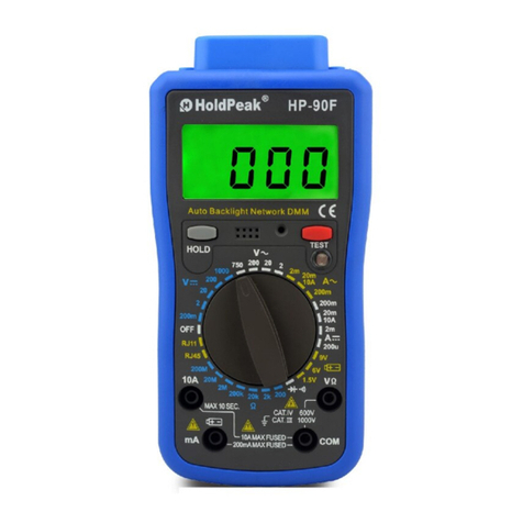 HoldPeak 90F Operator's manual
