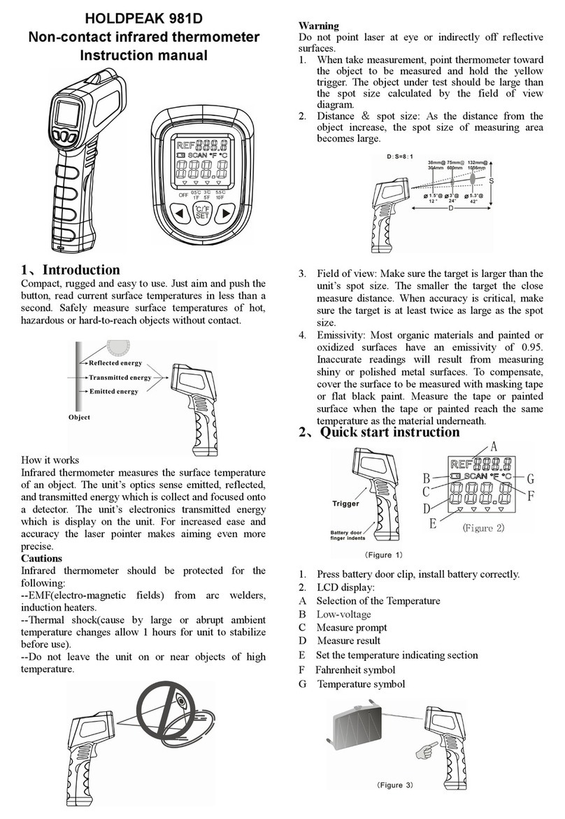 HoldPeak 981D instruction manual