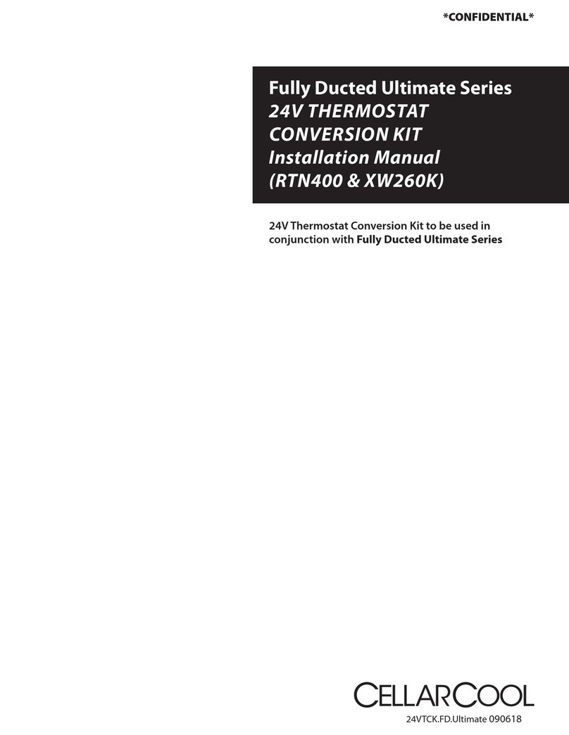 Cellar Cool RTN400 installation manual