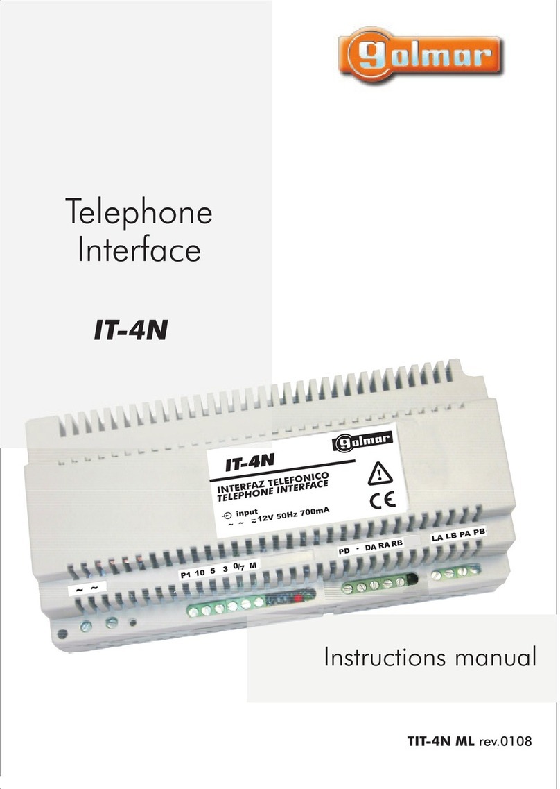 golmar IT-4N instruction manual