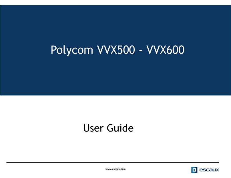 Polycom Integra VVX 500 User manual