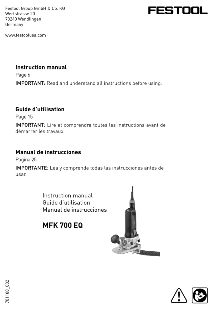 Festool MFK 700 EQ User manual