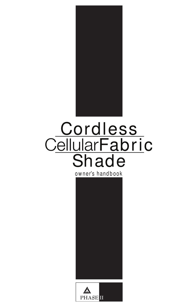 SelectBlinds Cordless Cellular Fabric Shade User guide SelectBlinds Cordless Cellular Fabric Shade User guide