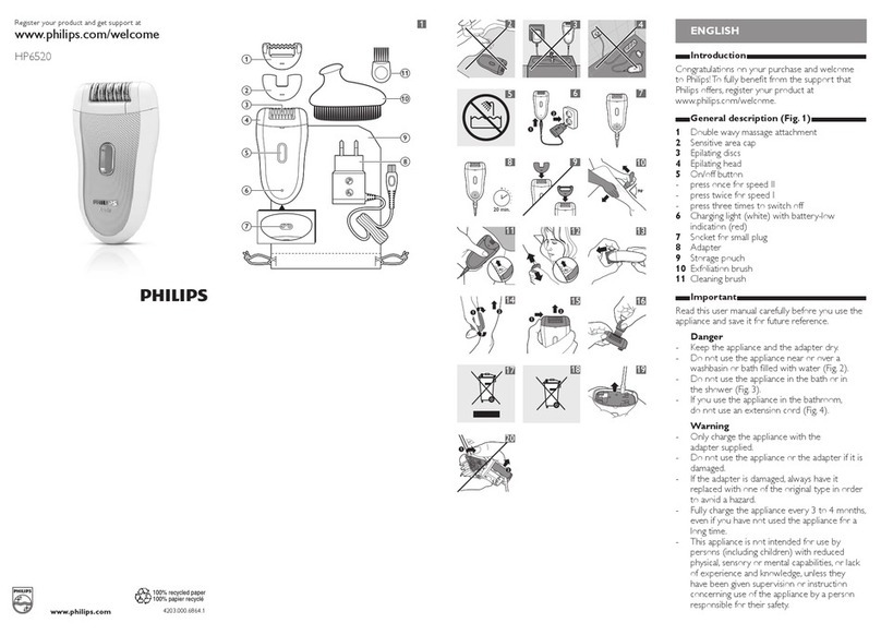 Philips HP6520 User manual