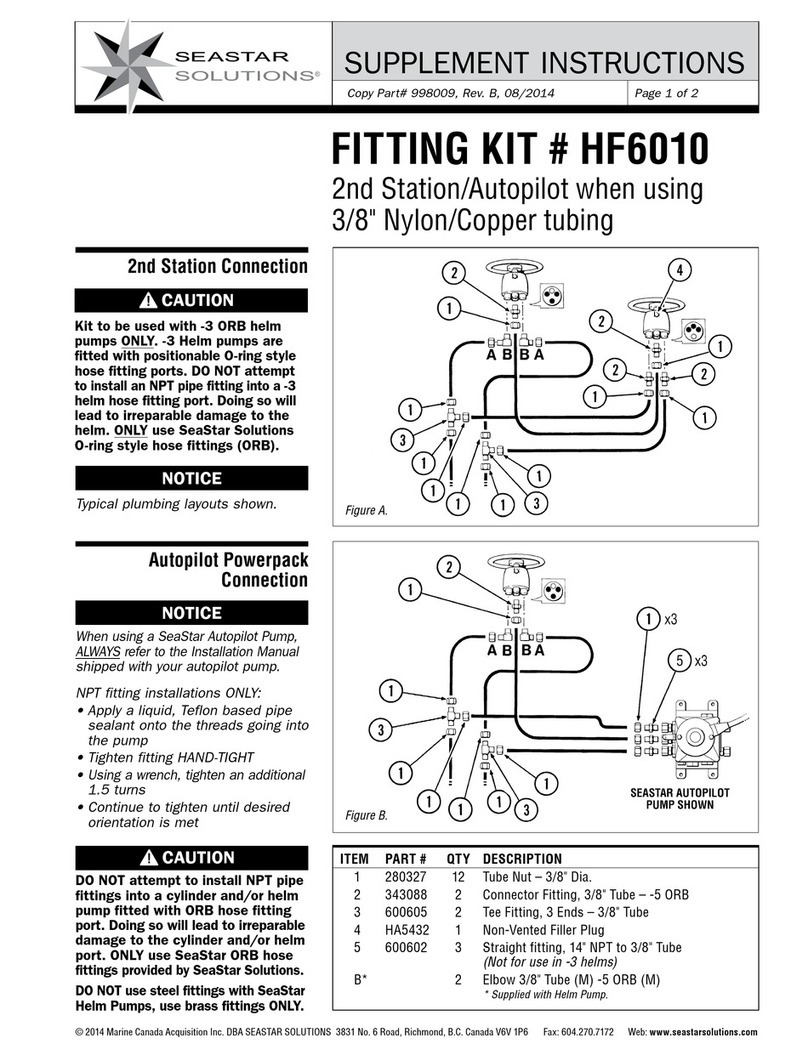 Seastar Solutions HF6010 Owner's manual