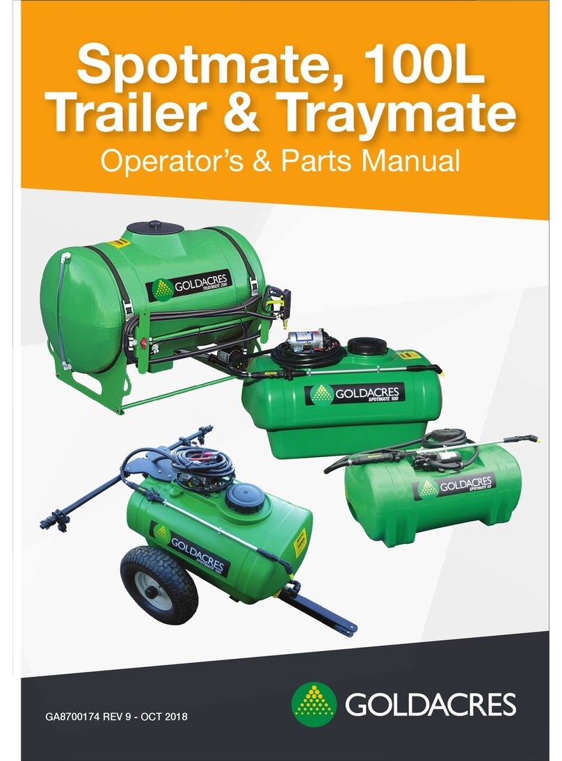 Goldacres Spotmate 50 Operator's & parts manual