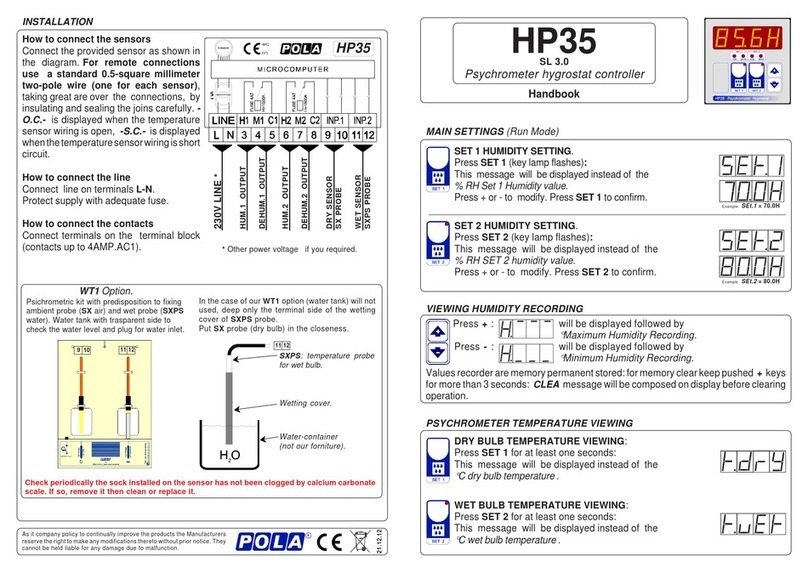 POLA HP35 User manual