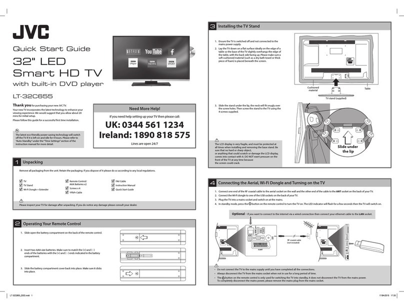 JVC LT-32C655 User manual