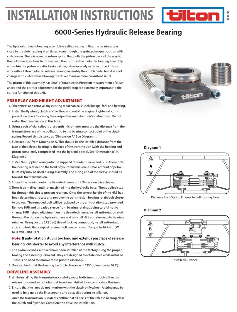 Tilton 6000-Series User manual