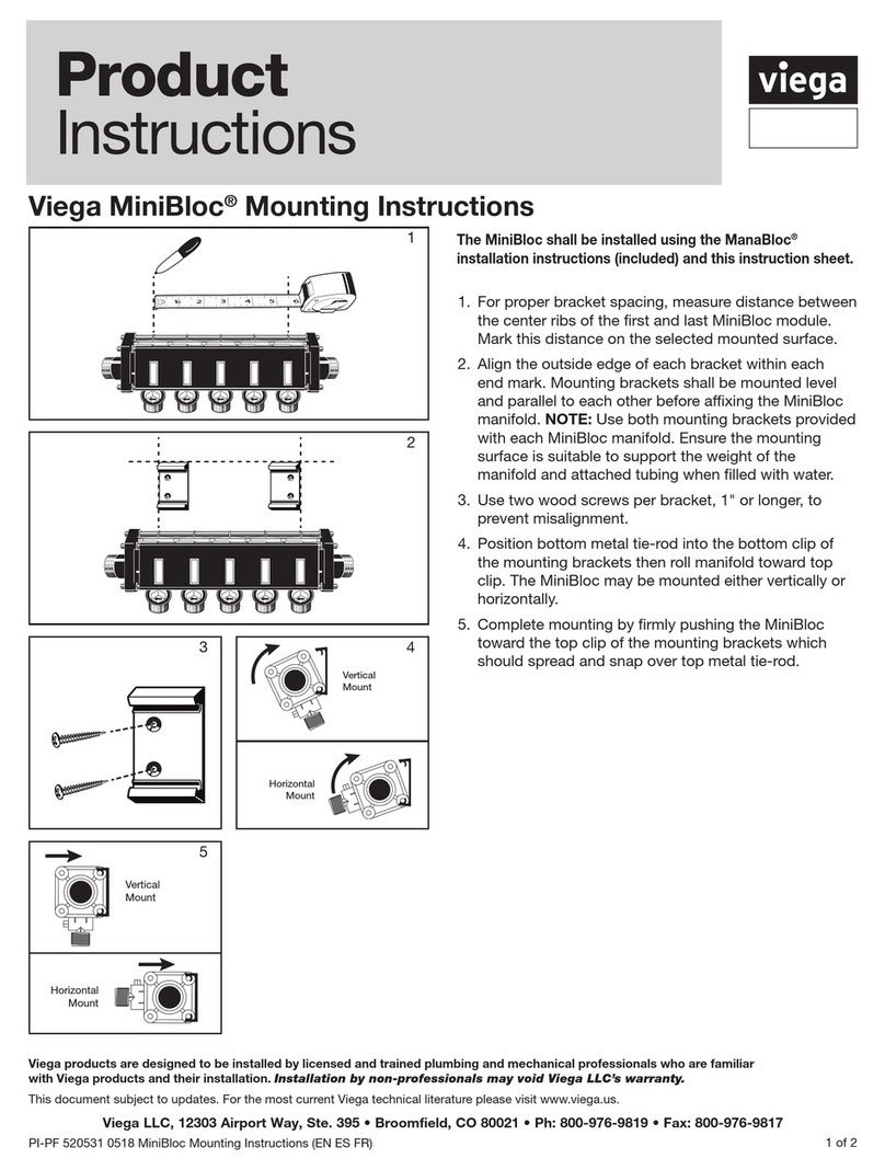 Viega MiniBloc Instruction sheet