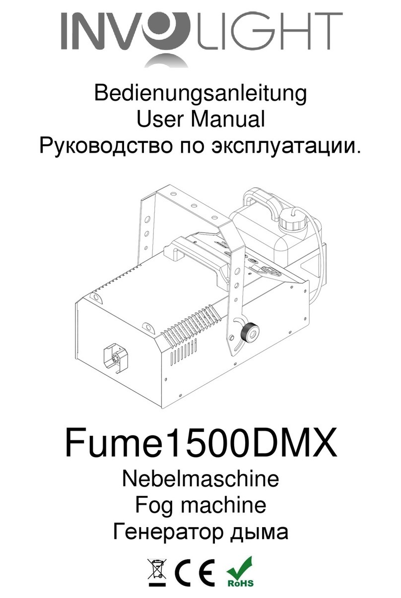 involight Fume1500DMX User manual