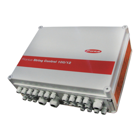FRO­NIUS String Control 100/12 User manual