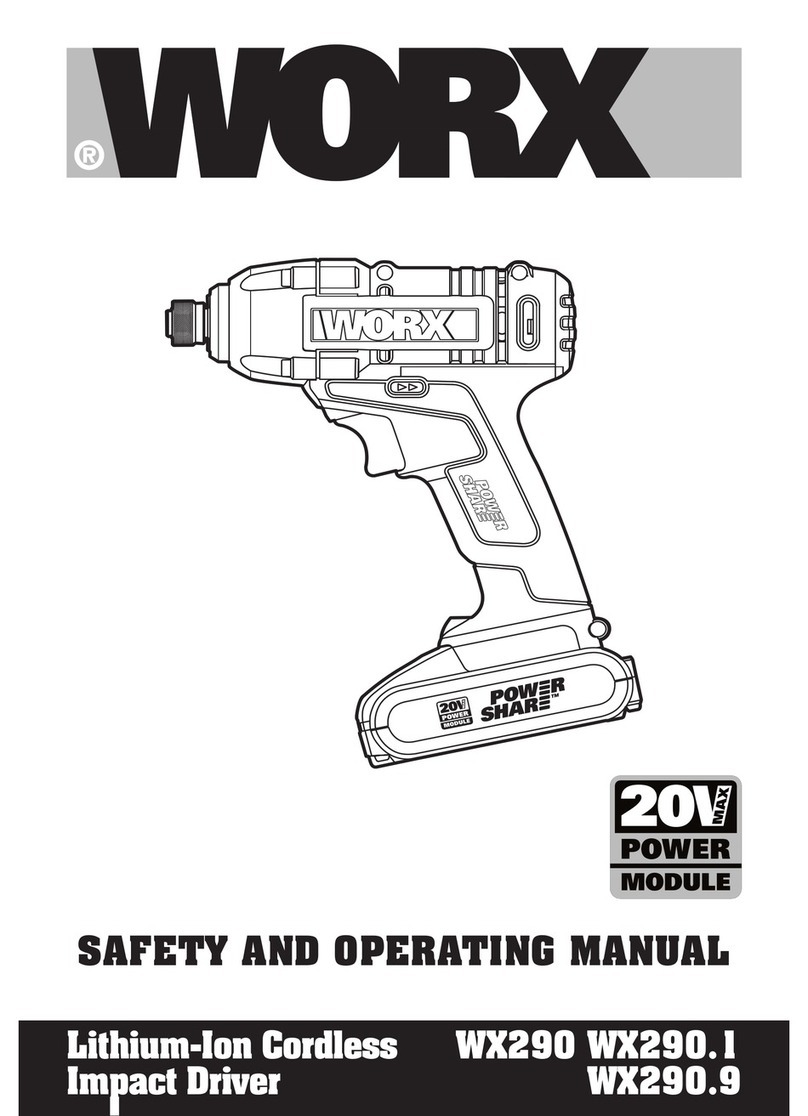 Worx WX290 Installation manual
