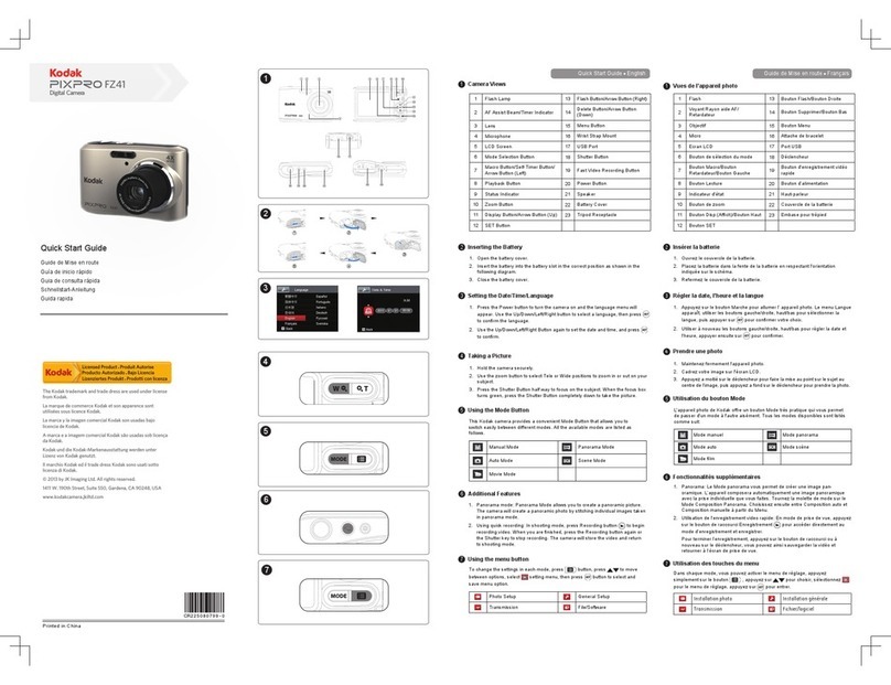 Kodak PIXPRO FZ41 User manual
