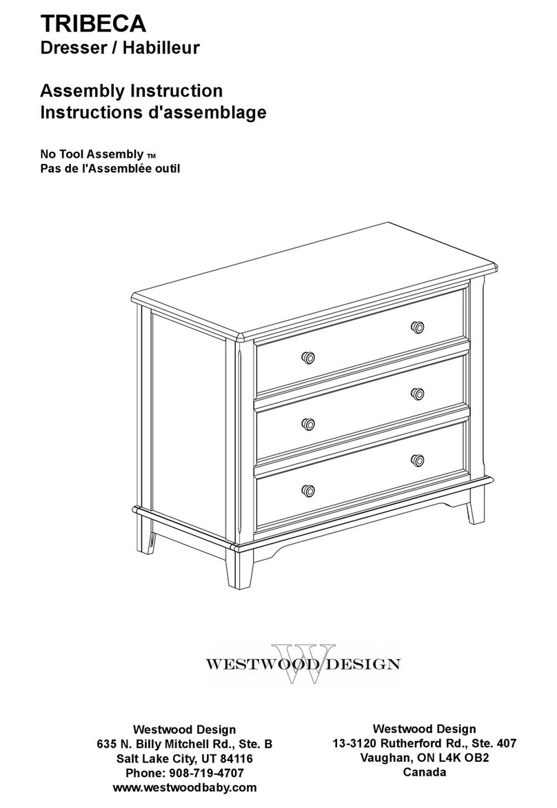 Westwood Design TRIBECA Assembly instruction Westwood Design TRIBECA Assembly instruction