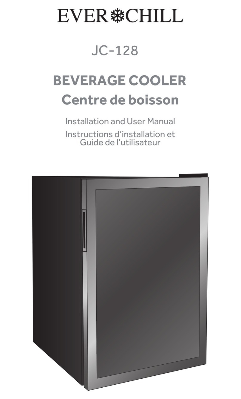 Everchill JC-128 Installation and user manual