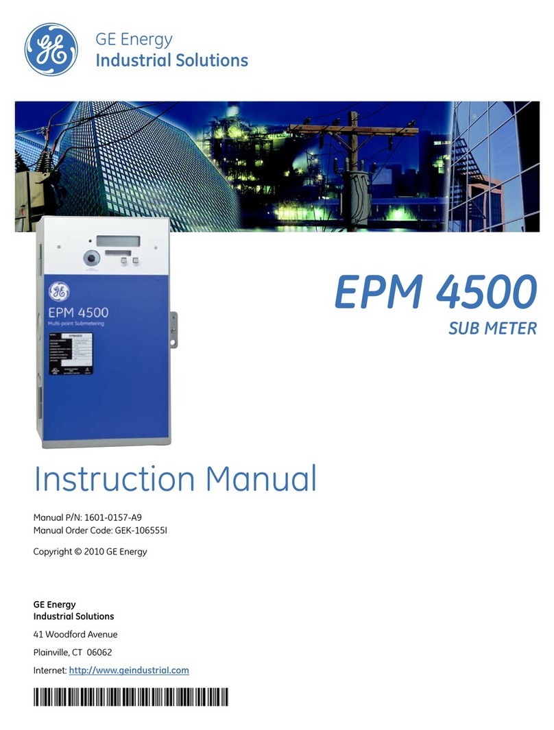 GE Energy EPM 4500 User manual
