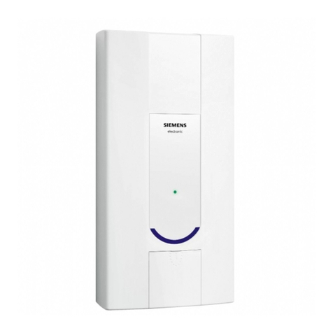 Siemens DE18307M installation instructions