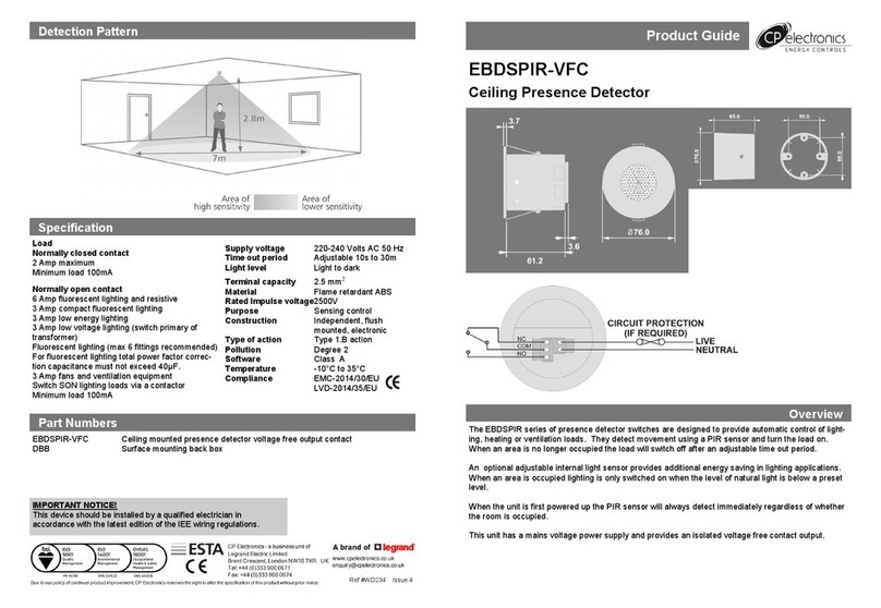 C.P. Electronics EBDSPIR User manual