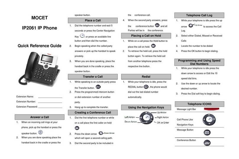Mocet IP2061 User manual