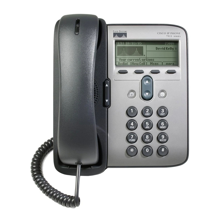 Cisco 7911 User manual