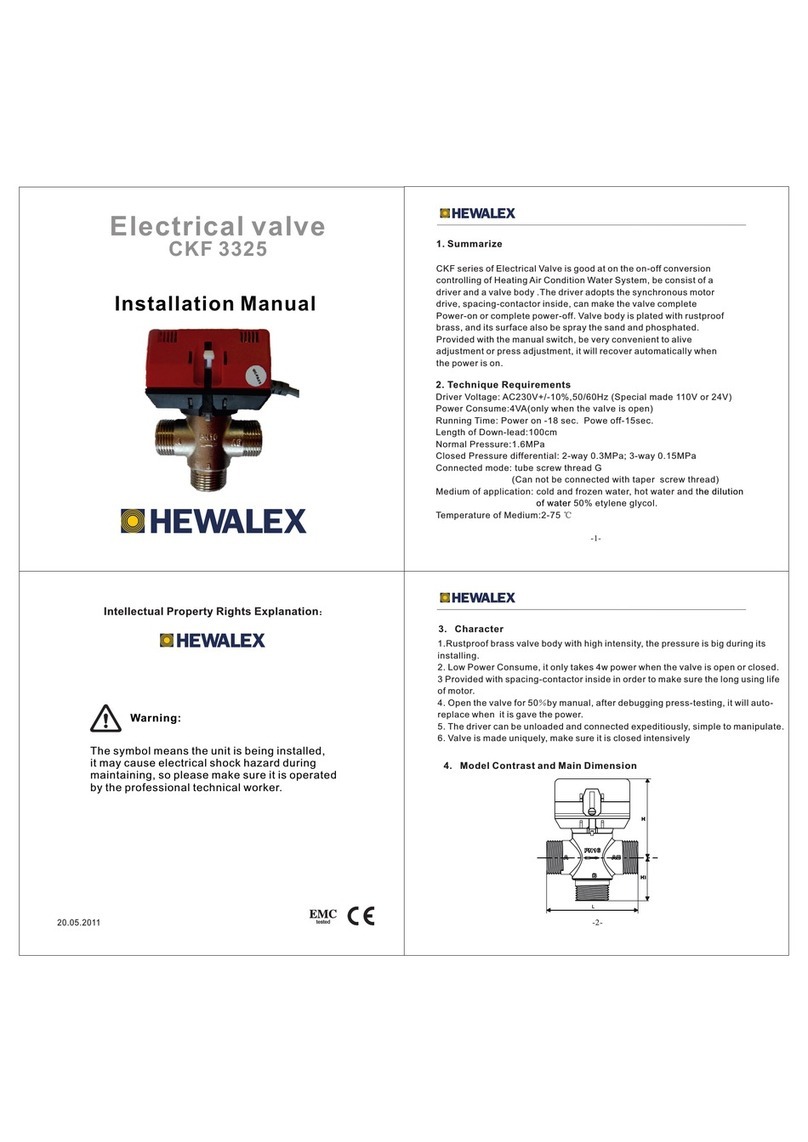 Hewalex CKF 3325 installation manual