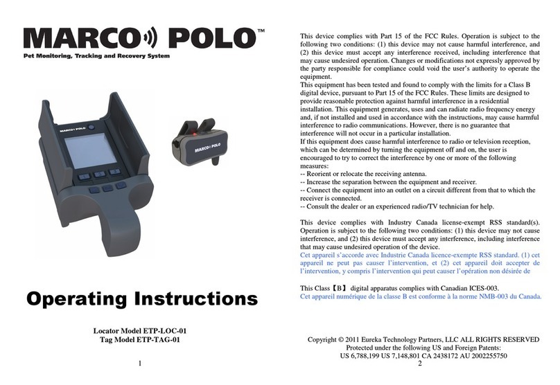 Eureka MARCO POLO ETP-LOC-01 operating instructions