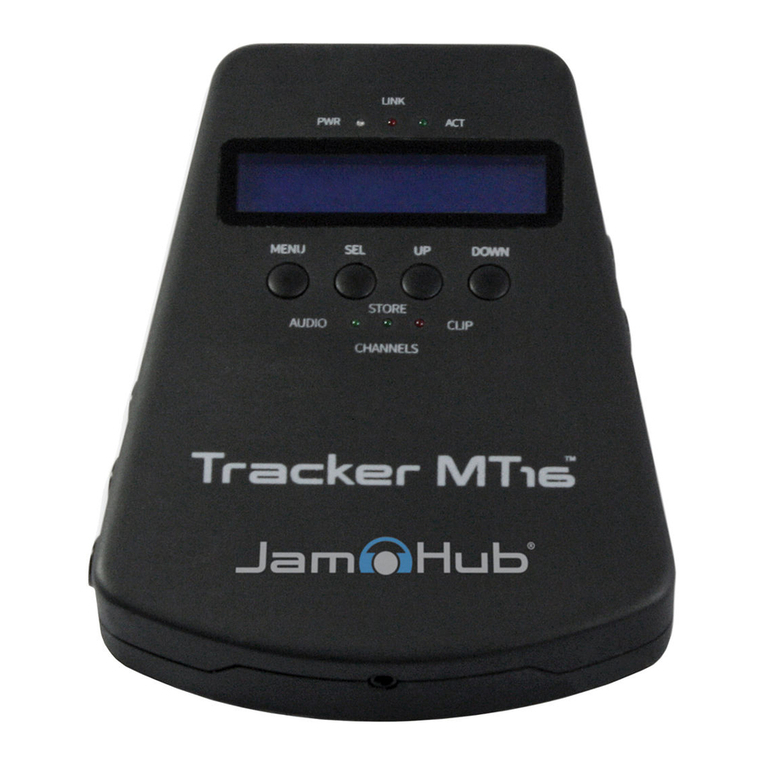 JamHub Tracker MT16 manual