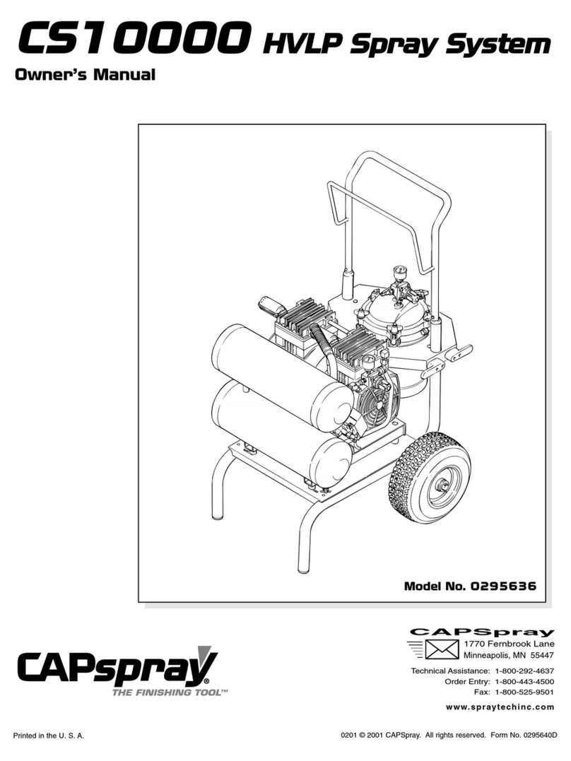 SprayTECH CAPspray CS10000 User manual SprayTECH CAPspray CS10000 User manual