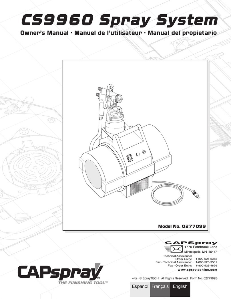 SprayTECH CAPspray CS9960 User manual SprayTECH CAPspray CS9960 User manual