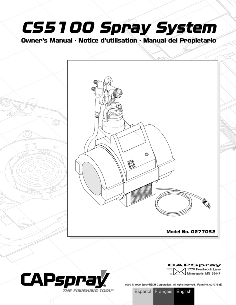 SprayTECH CAPspray CS5100 owner's manual
